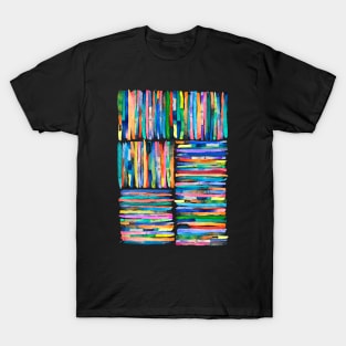 Hand Painted Minimal Stripes T-Shirt